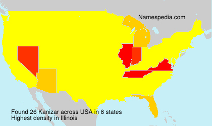 Surname Kanizar in USA