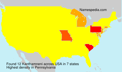 Surname Kanthamneni in USA