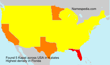 Surname Kapat in USA