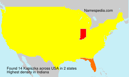 Surname Kapiszka in USA