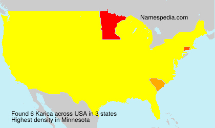 Surname Karica in USA