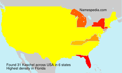 Surname Kaschel in USA