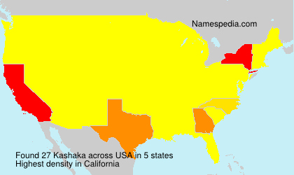Surname Kashaka in USA