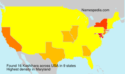 Surname Kashihara in USA