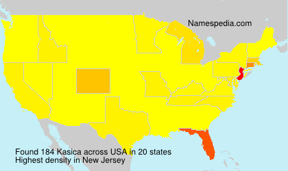 Surname Kasica in USA