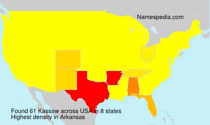 Surname Kassaw in USA Surname Kassaw in USA