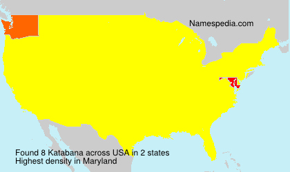 Surname Katabana in USA