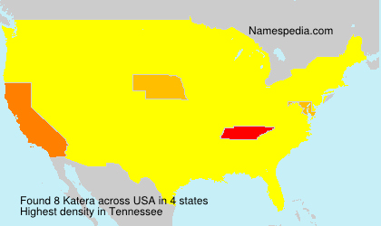 Surname Katera in USA Surname Katera in USA