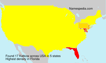 Surname Katkow in USA Surname Katkow in USA