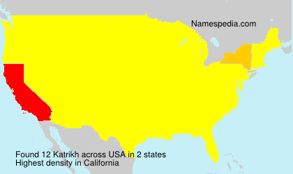 Surname Katrikh in USA Surname Katrikh in USA