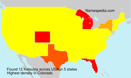 Surname Katsulos in USA