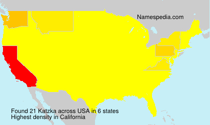 Surname Katzka in USA Surname Katzka in USA