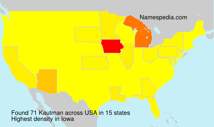 Surname Kautman in USA Surname Kautman in USA