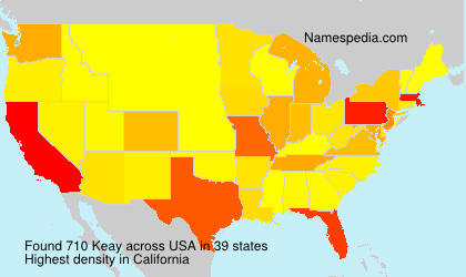 Surname Keay in USA