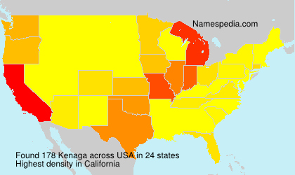 Surname Kenaga in USA