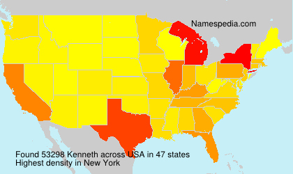 Surname Kenneth in USA