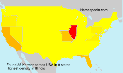 Surname Kermer in USA