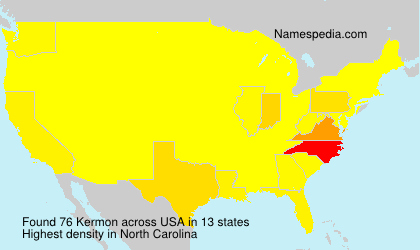 Surname Kermon in USA