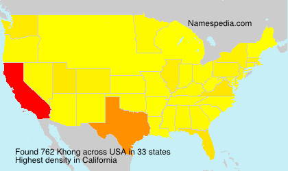 Surname Khong in USA