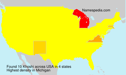Surname Khoshi in USA Surname Khoshi in USA