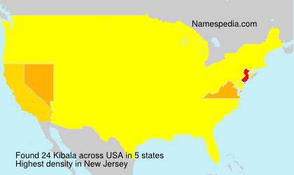Surname Kibala in USA