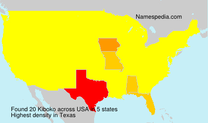 Surname Kiboko in USA