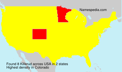 Surname Killerud in USA