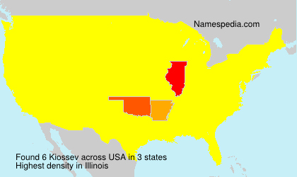 Surname Kiossev in USA Surname Kiossev in USA