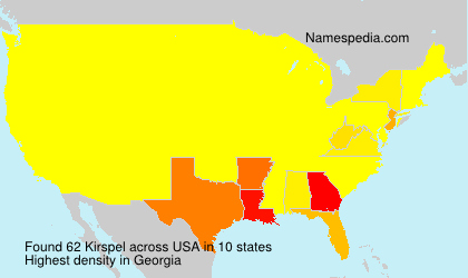 Surname Kirspel in USA