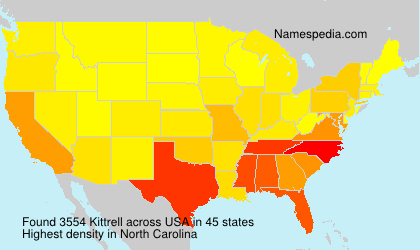 Surname Kittrell in USA Surname Kittrell in USA