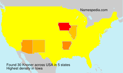 Surname Knoner in USA