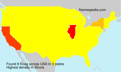 Surname Koag in USA Surname Koag in USA
