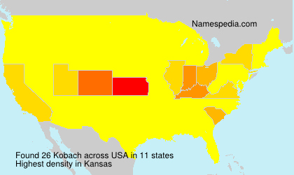 Surname Kobach in USA Surname Kobach in USA