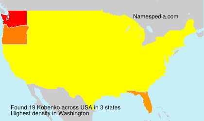 Surname Kobenko in USA