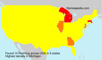 Surname Kochling in USA