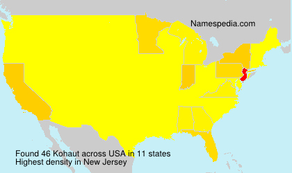 Surname Kohaut in USA