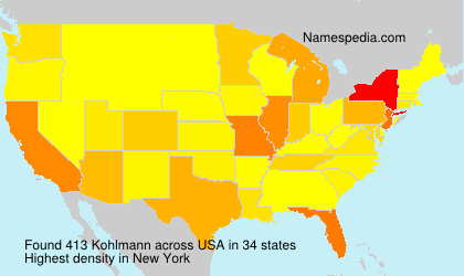 Surname Kohlmann in USA