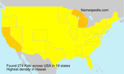 Surname Koki in USA