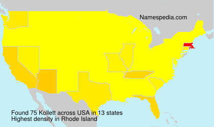 Surname Kollett in USA