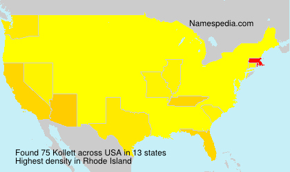 Surname Kollett in USA Surname Kollett in USA