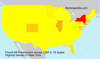 Surname Kontorovich in USA Surname Kontorovich in USA
