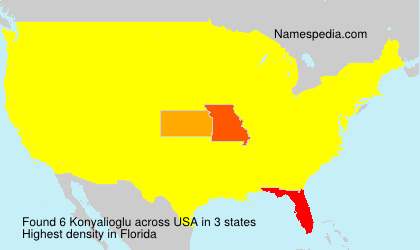 Surname Konyalioglu in USA