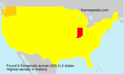 Surname Koropoulis in USA