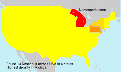 Surname Kosachuk in USA Surname Kosachuk in USA