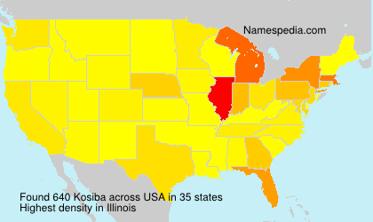 Surname Kosiba in USA