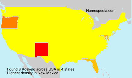 Surname Koskelo in USA