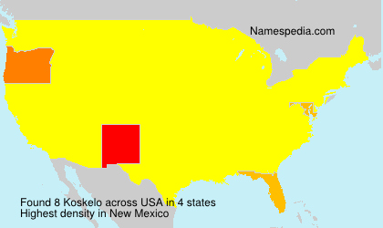 Surname Koskelo in USA Surname Koskelo in USA