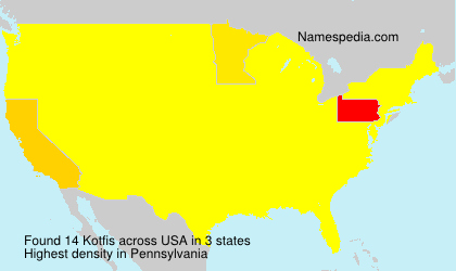 Surname Kotfis in USA Surname Kotfis in USA