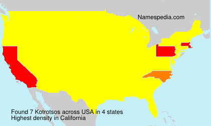 Surname Kotrotsos in USA