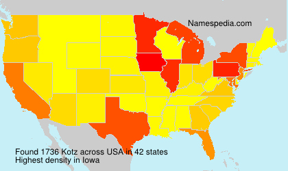 Surname Kotz in USA